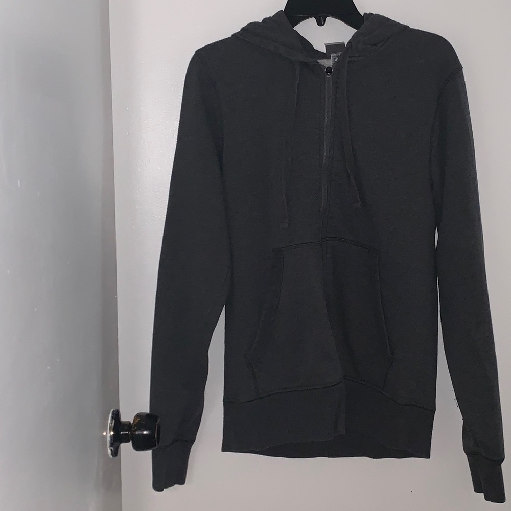 Champion Dark Grey Hooded Zip Up Jacket